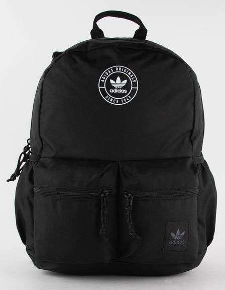 adidas Originals Trefoil 3.0 Backpack, Black/White, 